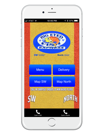 Get the Big Eyed Fish Express Ordering iPhone Android App